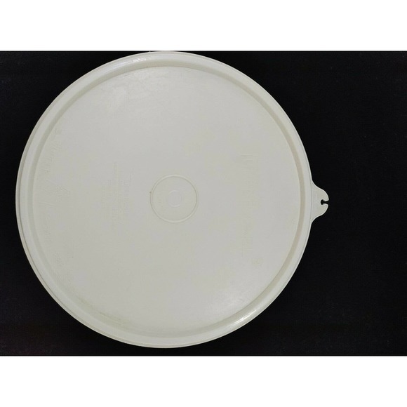 Vintage TUPPERWARE‎ ALMOND STARBURST CANISTER With Lid 265-15 Storage - Picture 9 of 9